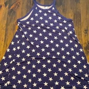 Starry Blue Sun Dress